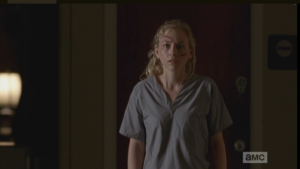 Beth stares, frozen, unable to reply right away as Dawn quickly cuts in, telling Officer OD, 